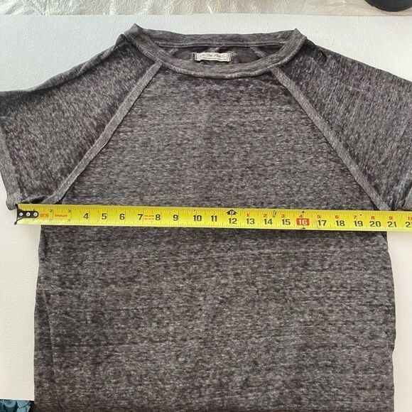 We The Free by Free People Black T-Shirt Midi Dress | Size XS | Slouchy Soft Lou - Picture 7 of 7